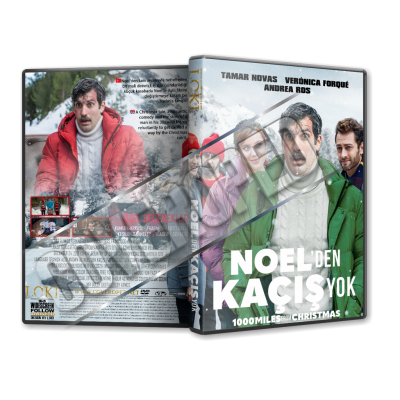 Noel'den Kaçış Yok - A mil kilómetros de la Navidad - 2021 Türkçe Dvd Cover Tassarımı